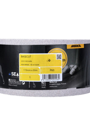 Mirka BASECUT Schleifpapier 115 mm x 50 m P60 4x Schleifrolle ( 4x 2251100160N ) Universal Schleifpapier - Toolbrothers