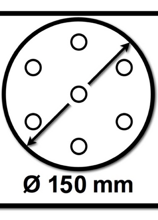 Mirka BASECUT Schleifscheiben 150 mm P400 400 Stk. ( 4x 2261109941 ) Grip 15 Loch - Toolbrothers