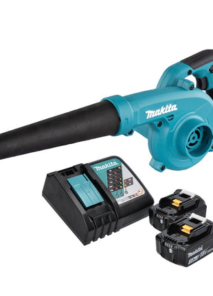 Makita DUB 185 RF Akku Laubbläser Gebläse 18 V + 2x Akku 3,0 Ah + Ladegerät