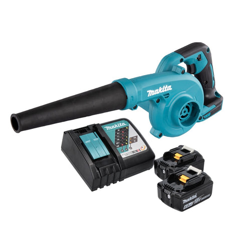 Makita DUB 185 RG Soffiatore a batteria 18 V + 2x batteria 6,0 Ah + caricatore