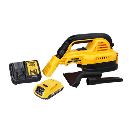 DeWalt DCV 517 D1 Akku Handstaubsauger 18 V 1,9 L + 1x Akku 2,0 Ah + Ladegerät