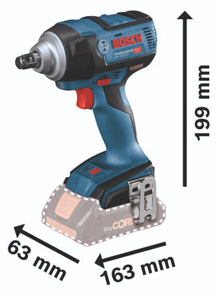 Bosch GDS 18V-300 Professional Akku Drehschlagschrauber 18 V 300 Nm Brushless ( 06019D8200 ) - ohne Akku, ohne Ladegerät