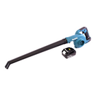 Souffleur à feuilles Makita DUB 186 G1 sur batterie 18 V + 1x batterie 6,0 Ah - sans chargeur