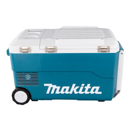 Makita DCW 180 PM Akku Kühl und Wärme Box 36 V ( 2x 18 V ) 20 L + 2x Akku 4,0 Ah + Doppelladegerät