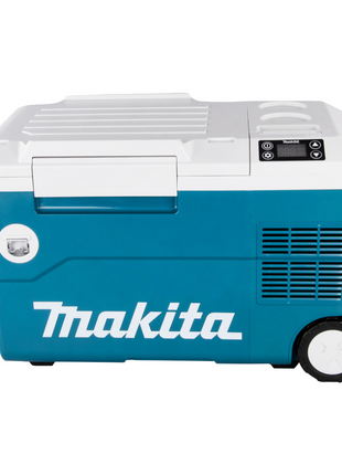 Makita DCW 180 PG Akku Kühl und Wärme Box 36 V ( 2x 18 V ) 20 L + 2x Akku 6,0 Ah + Doppelladegerät