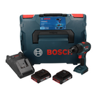 Bosch GSB 18V-55 Professional Trapano avvitatore a batteria 18V 55Nm Brushless + 2x Batterie 2,0 Ah + Caricabatterie +Valigetta L-Boxx ( 06019H5370 )