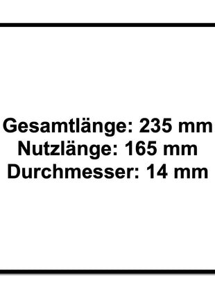 Festool Schlangenbohrer SB CE D14 14 mm ( 205907 ) für Schlagbohrschrauber und Bohrschrauber - Toolbrothers