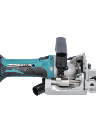 Makita DPJ 180 M1 Akku Nutfräse 18 V 100 mm + 1x Akku 4,0 Ah - ohne Ladegerät - Toolbrothers