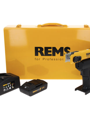 REMS Mini Press 22 V ACC Basic Pack Akku Radialpresse 21,6 V 22 kN ( 578010 R220 ) + 1x Akku 1,5 Ah + Ladegerät + Koffer