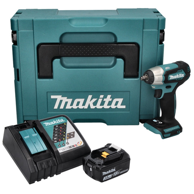 Makita DTW 180 RF1J Akku Schlagschrauber 18 V 180 Nm 3/8" Brushless + 1x Akku 3,0 Ah + Ladegerät + Makpac