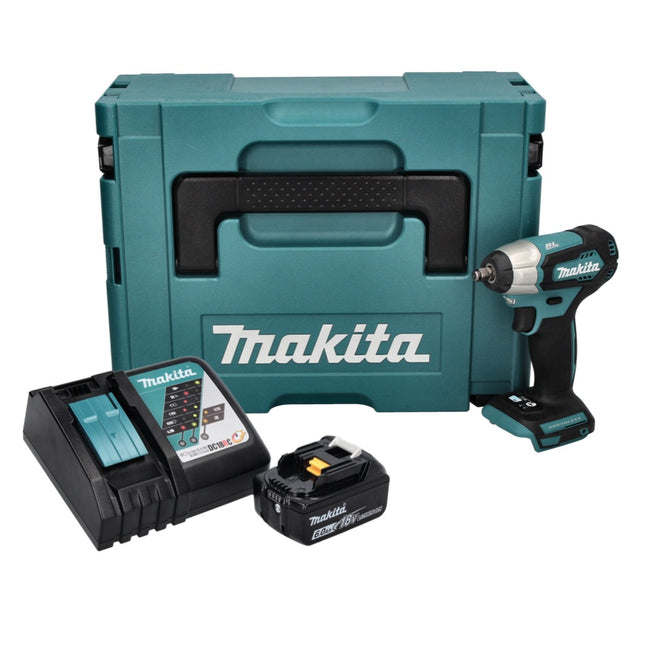 Makita DTW 180 RG1J Akku Schlagschrauber 18 V 180 Nm 3/8" Brushless + 1x Akku 6,0 Ah + Ladegerät + Makpac