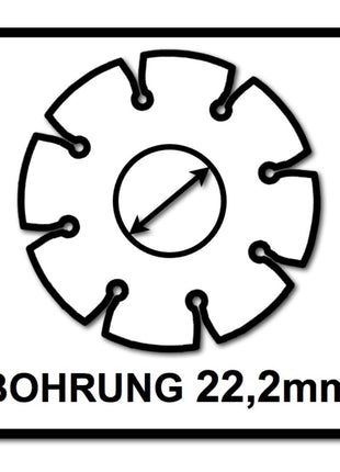 WellCut Diamond Blade Diamant Trennscheibe 125 x 22,23 mm 1 Stk. ( WC-SD12522 ) - Toolbrothers