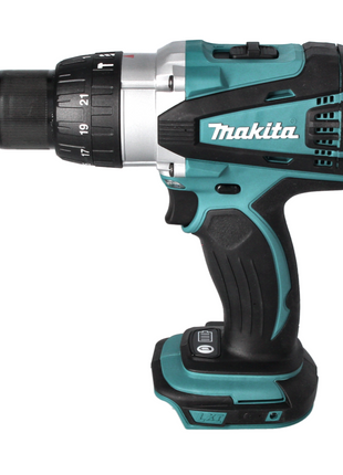 Makita DHP 458 RF1 Akku Schlagbohrschrauber 18 V 91 Nm + 1x Akku 3,0 Ah + Ladegerät + 40 tlg. Bit Set