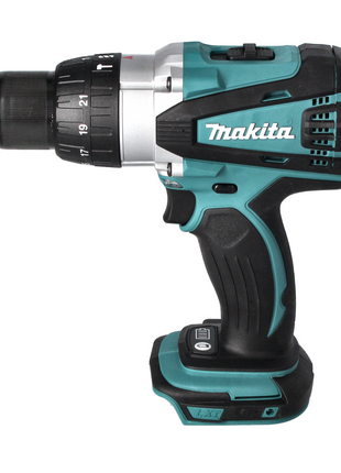 Makita DHP 458 RF1 Akku Schlagbohrschrauber 18 V 91 Nm + 1x Akku 3,0 Ah + Ladegerät + 26 tlg. Bit Set