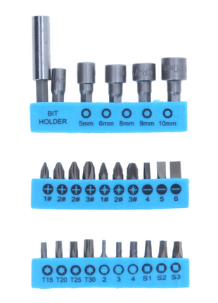 Makita DHP 458 RF1 Akku Schlagbohrschrauber 18 V 91 Nm + 1x Akku 3,0 Ah + Ladegerät + 26 tlg. Bit Set