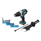 Makita DHP 458 Z Perceuse-visseuse à percussion sans fil 18 V 91 Nm + Jeu d'embouts - 26 pièces