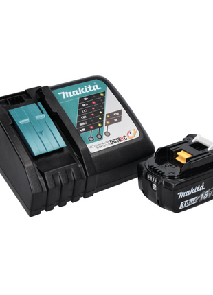 Makita DHP 482 RF1W Perceuse-visseuse à percussion sans fil 18 V 62 Nm + 1x Batterie 3,0 Ah + Chargeur + Jeu d'embouts - 100 pièces