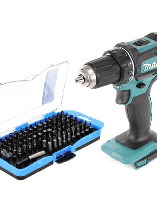 Makita DDF 482 Z perceuse-visseuse sans fil 18 V 62 Nm + jeu d'embouts 100 pièces - sans batterie, sans chargeur