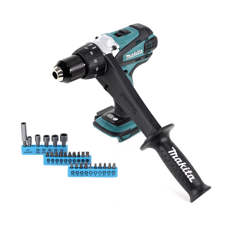 Makita DDF 458 Z perceuse-visseuse sans fil 18 V 91 Nm + jeu d'embouts 26 pièces - sans batterie, sans chargeur