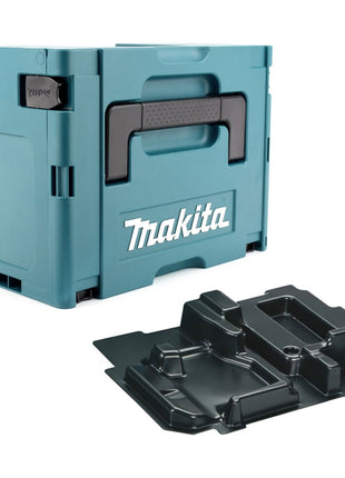 Makita MAKPAC 3 Kunststoffkoffer ( 821551-8 ) +  Einlage für Handkreissäge BSS / DSS 500 / 501 / DCS 550 ( 837628-9 )