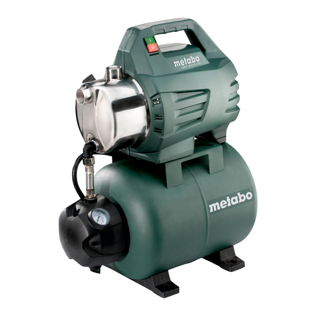 Metabo HWW3500/25 INOX Hauswasserwerk 900 W 4,5 bar ( 600969000 ) Wartungsfreier Kondensatormotor