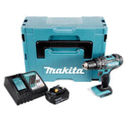 Makita DHP 482 RG1J Akku Schlagbohrschrauber 18 V 62 Nm + 1x Akku 6,0 Ah + Ladegerät + Makpac - Toolbrothers