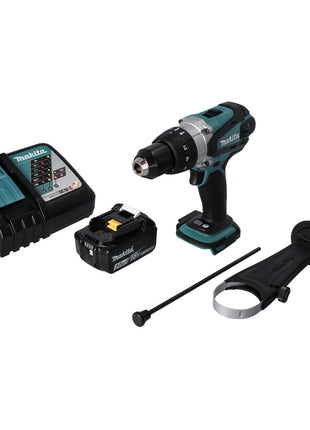 Makita DHP 458 RF1 taladro percutor inalámbrico 18 V 91 Nm + 1x batería 3,0 Ah + cargador