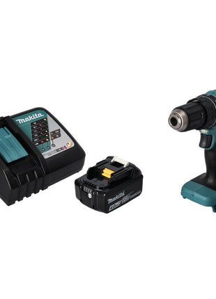 Makita DHP 485 RM1 akumulatorowa wiertarko-wkrętarka udarowa 18 V 50 Nm bezszczotkowa + 1x akumulator 4,0 Ah + ładowarka