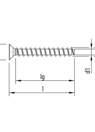 HECO MULTI MONTI plus F Schraubanker 5,0 x 50 mm 200 Stück ( 54266 ) Betonschraube, Senkkopf, T-Drive, verzinkt blau, A2K - Toolbrothers