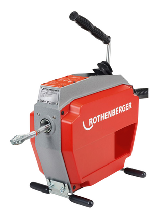 Rothenberger R600 VarioClean Akku Rohrreinigungsmaschine 18 V + 1x Akku 8,0 Ah + Ladegerät + Spiral Werkzeug Set DuraFlex ( 1000003346 ) - Toolbrothers