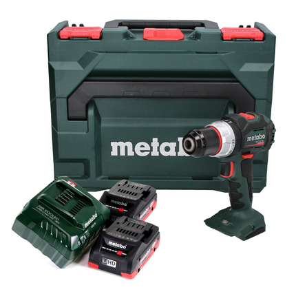 Metabo SB 18 LT BL Akku Schlagbohrschrauber 18 V 75 Nm Brushless + 2x Akku 4,0 Ah + Ladegerät + metaBOX