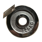 Hantelscheibe Hantelgewicht Scheibengewicht aus Stahl verchromt 1,25 kg 1 Stk. 30 mm Lochdurchmesser