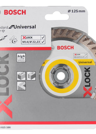 Bosch Expert X-LOCK Diamanttrennscheibe Standard for Universal 125 x 22,23 mm 1 Stk. ( 2608615166 ) - Toolbrothers