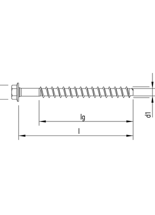 HECO MULTI MONTI plus SS Schraubanker 16,0 x 120 mm 20 Stück ( 2x 49848 ) Betonschraube, Sechskantkopf, verzinkt blau, A2K