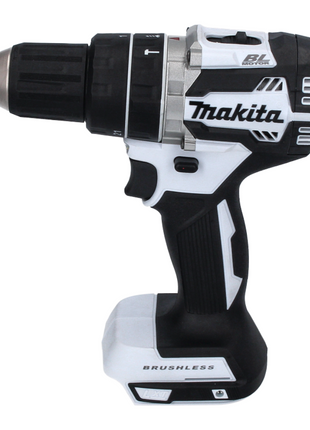 Makita DHP 484 ZW Taladro percutor inalámbrico 18 V 54 Nm blanco Brushless Solo - sin batería, sin cargador