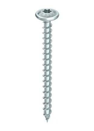 HECO TOPIX plus tornillos profesionales para construcción en madera 8,0 x 120 mm 100 piezas (2x 61270) tornillo para madera totalmente roscado, cabeza con arandela, accionamiento en T, galvanizado azul, A3K