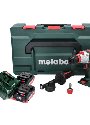 Perceuse à percussion sans fil Metabo SB 18 LTX BL QI 18 V 130 Nm sans balais + 2 batteries 4,0 Ah + chargeur + métaBOX