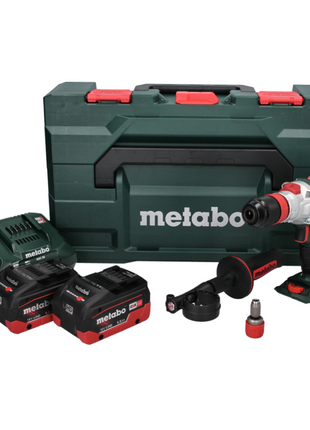 Perceuse à percussion sans fil Metabo SB 18 LTX BL QI 18 V 130 Nm sans balais + 2 batteries 5,5 Ah + chargeur + métaBOX