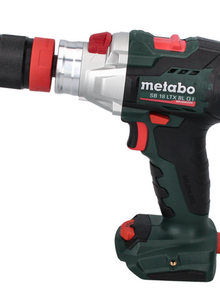 Perceuse à percussion sans fil Metabo SB 18 LTX BL QI 18 V 130 Nm sans balais + 2 batteries 5,5 Ah + chargeur + métaBOX