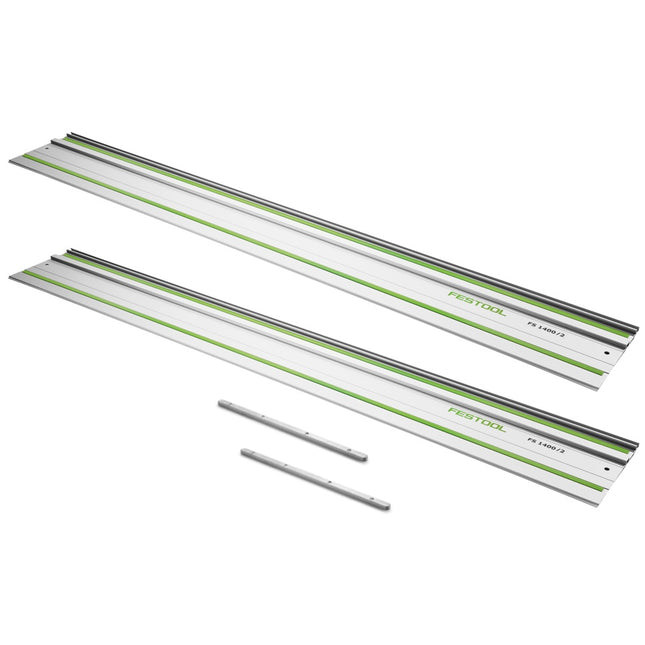 Festool FS 1080/2 Set 2x Führungsschiene 1080 mm ( 2x 491504 ) + 2x Verbindungsstück FSV ( 2x 482107 ) - Toolbrothers