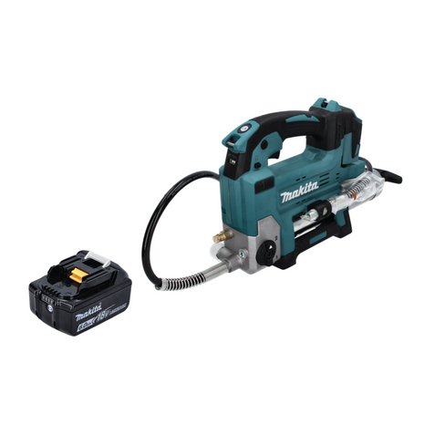 Makita DGP 180 G1 Akku Fettpresse 18 V 690 bar + 1x Akku 6,0 Ah - ohne Ladegerät