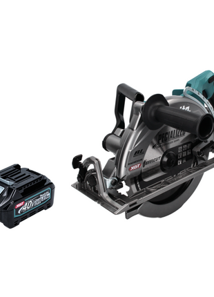 Makita RS 002 GD1 Akku Handkreissäge 40 V max. 260 mm Brushless + 1x Akku 2,5 Ah - ohne Ladegerät