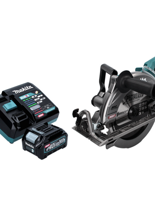 Makita RS 002 GD1 Akku Handkreissäge 40 V max. 260 mm Brushless + 1x Akku 2,5 Ah + Ladegerät