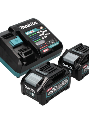 Makita RS 002 GM2 Akku Handkreissäge 40 V max. 260 mm Brushless + 2x Akku 4,0 Ah + Ladegerät