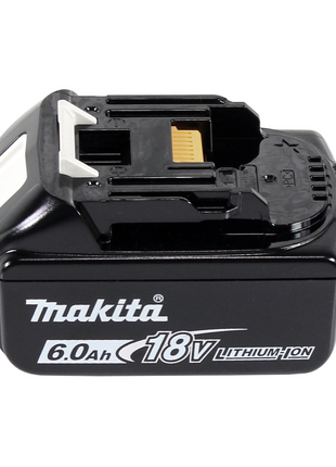 Lijadora de cuello largo a batería Makita DSL 800 G1X 18 V 225 mm sin escobillas + 1x batería 6,0 Ah + accesorios + bolsa - sin cargador