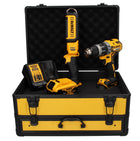 DeWalt DCD 796 P1 TX Akku Schlagbohrschrauber 18 V 70 Nm Brushless + 1x Akku 5,0 Ah + Ladegerät + Lampe + TX Koffer