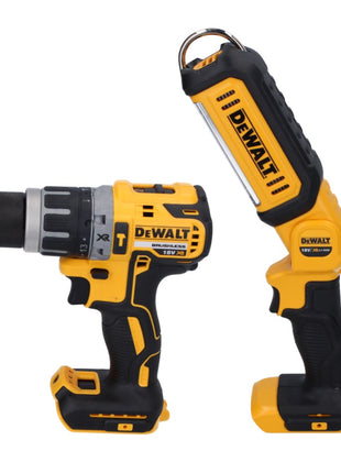 Taladro percutor inalámbrico DeWalt DCD 796 P1 TX 18 V 70 Nm sin escobillas + 1x batería 5,0 Ah + cargador + lámpara + estuche TX