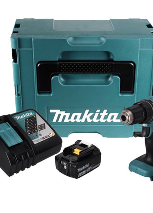 Makita DHP 485 RF1J Akku Schlagbohrschrauber 18 V 50 Nm Brushless + 1x Akku 3,0 Ah + Ladegerät + Makpac