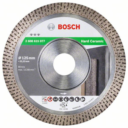 Bosch Diamant Trennscheibe Best for Hard Ceramic 125 mm x 22,23 ( 2608615077 ) - Toolbrothers
