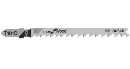 Bosch T 101 D Stichsägeblätter Clean for Wood 5 Stk. 100 mm ( 2608630032 ) - Toolbrothers